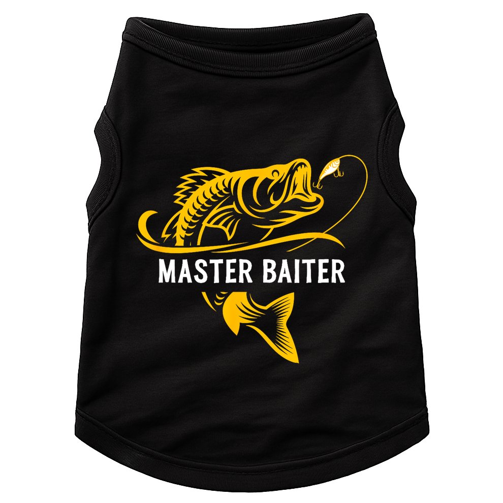 Master Baiter Hoocker Funny Fishing Gift Doggie Tank