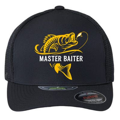 Master Baiter Hoocker Funny Fishing Gift Flexfit Unipanel Trucker Cap