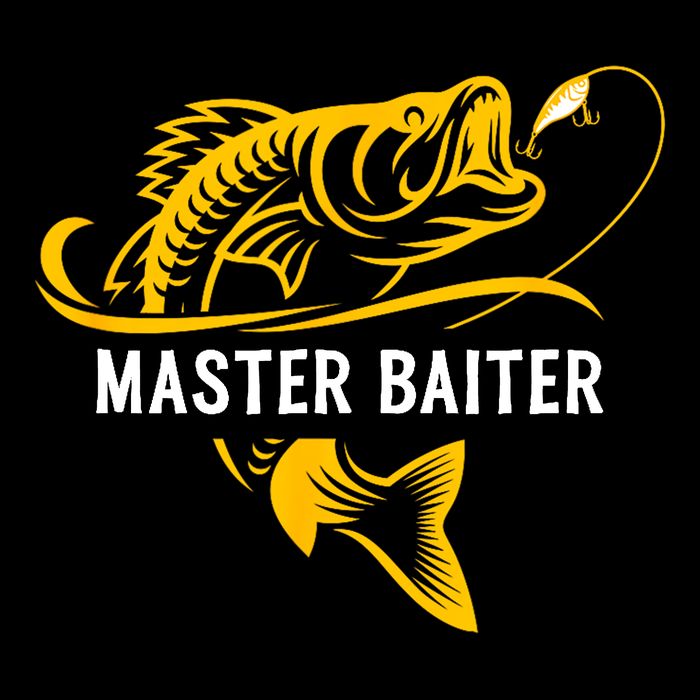 Master Baiter Hoocker Funny Fishing Gift Cooling Performance Crew T-Shirt