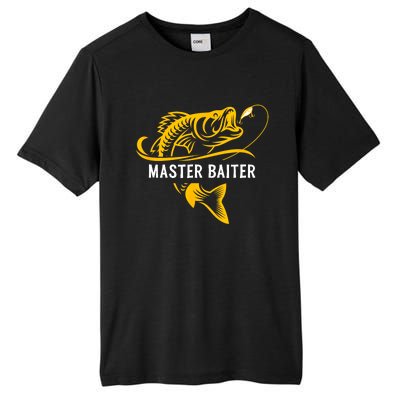 Master Baiter Hoocker Funny Fishing Gift Tall Fusion ChromaSoft Performance T-Shirt