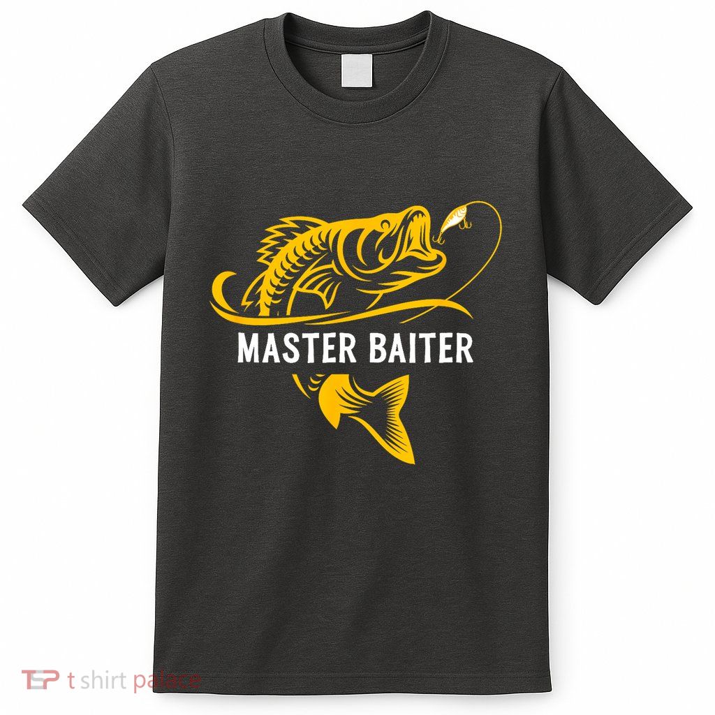 Master Baiter Hoocker Funny Fishing Gift T-Shirt