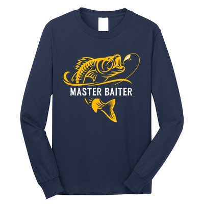 Master Baiter Hoocker Funny Fishing Gift Long Sleeve Shirt