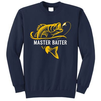 Master Baiter Hoocker Funny Fishing Gift Tall Sweatshirt