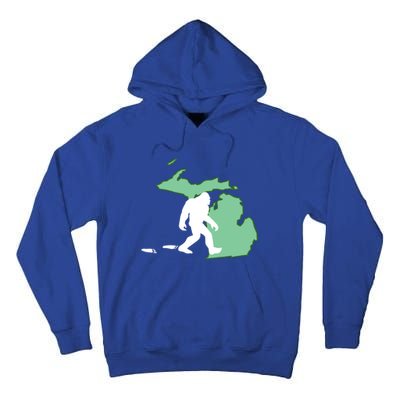 Michigan Bigfoot Hunter State Gift Tall Hoodie