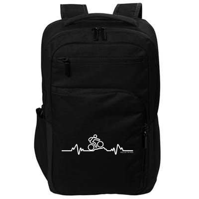 Mountain Bike Heartbeat Pulse Cycling Impact Tech Backpack