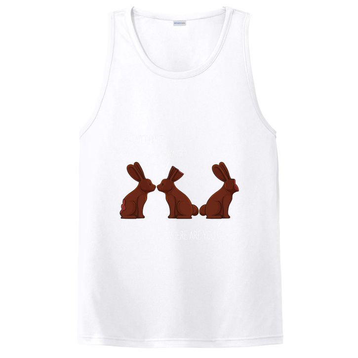 My Butt Hurts Funny Easter Chocolate Bunny Meme Joke Gift PosiCharge Competitor Tank