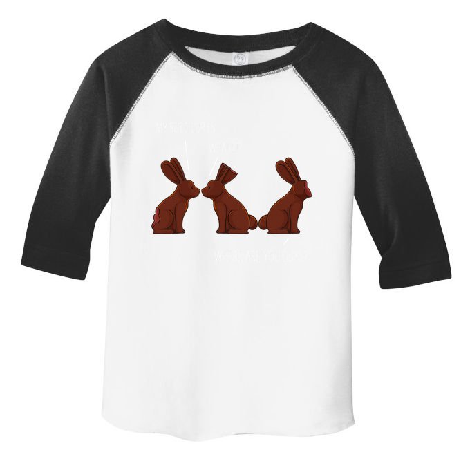 My Butt Hurts Funny Easter Chocolate Bunny Meme Joke Gift Toddler Fine Jersey T-Shirt