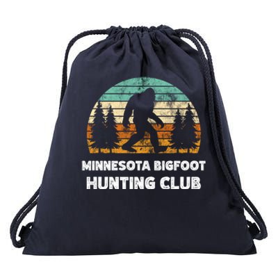 Minnesota Bigfoot Hunting Club Sasquatch Fan Gift Drawstring Bag