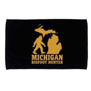 Michigan Bigfoot Hunter Microfiber Hand Towel