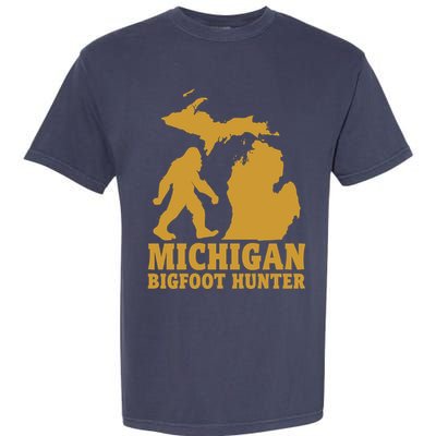 Michigan Bigfoot Hunter Garment-Dyed Heavyweight T-Shirt