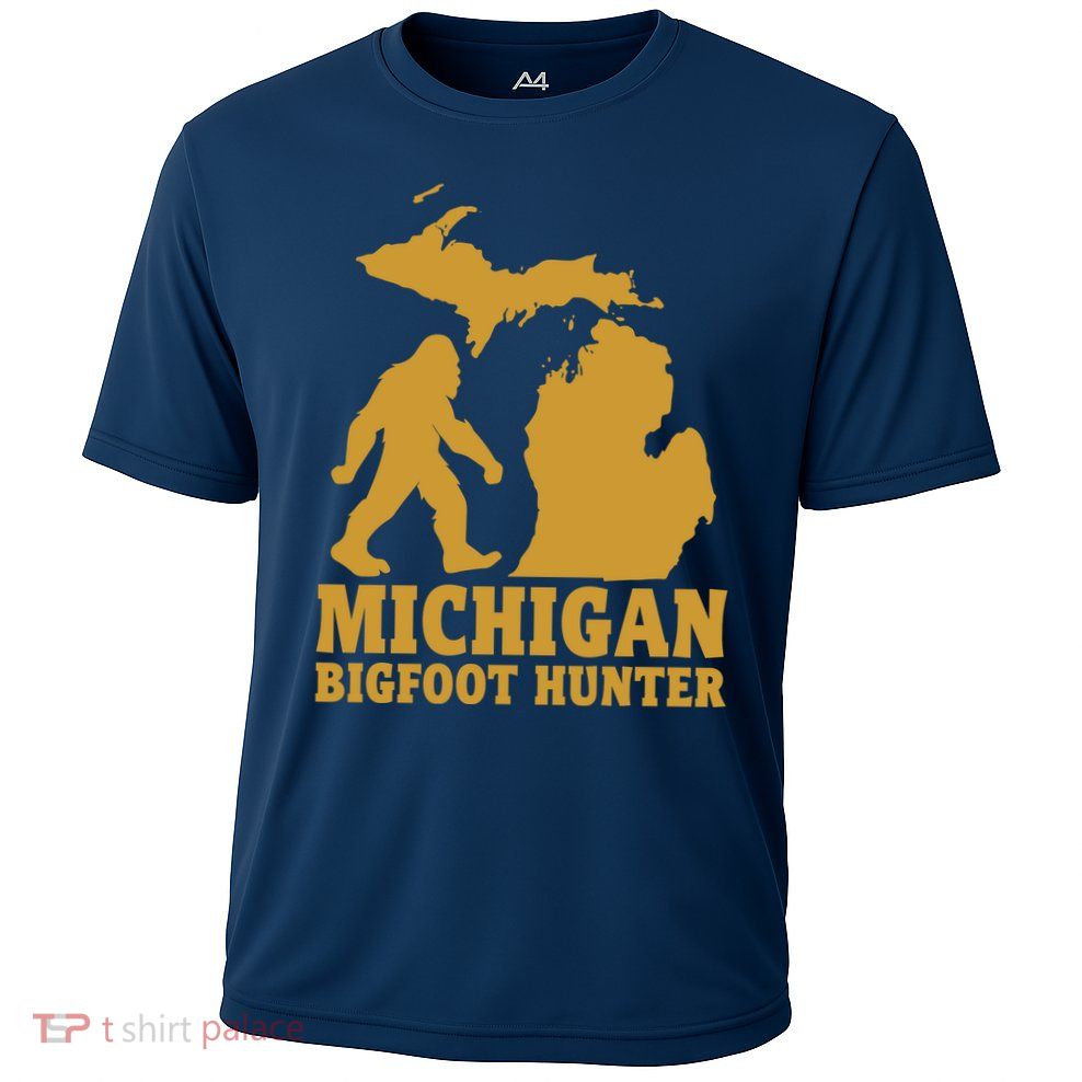 Michigan Bigfoot Hunter Cooling Performance Crew T-Shirt