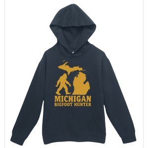 Michigan Bigfoot Hunter Urban Pullover Hoodie