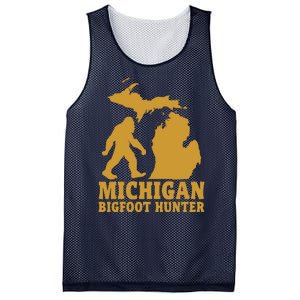 Michigan Bigfoot Hunter Mesh Reversible Basketball Jersey Tank