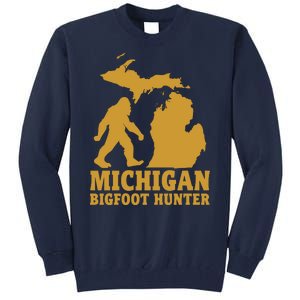 Michigan Bigfoot Hunter Tall Sweatshirt