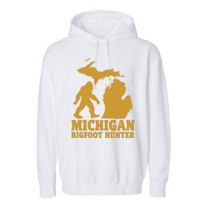 Michigan Bigfoot Hunter Garment-Dyed Fleece Hoodie