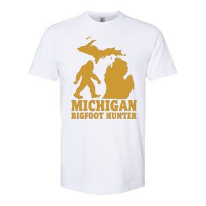 Michigan Bigfoot Hunter Softstyle CVC T-Shirt