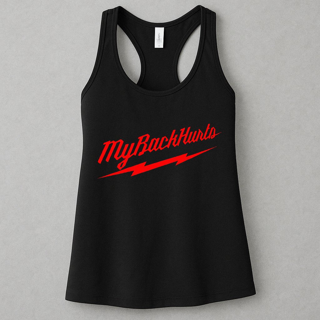 My Back Hurts Womens Tank Top