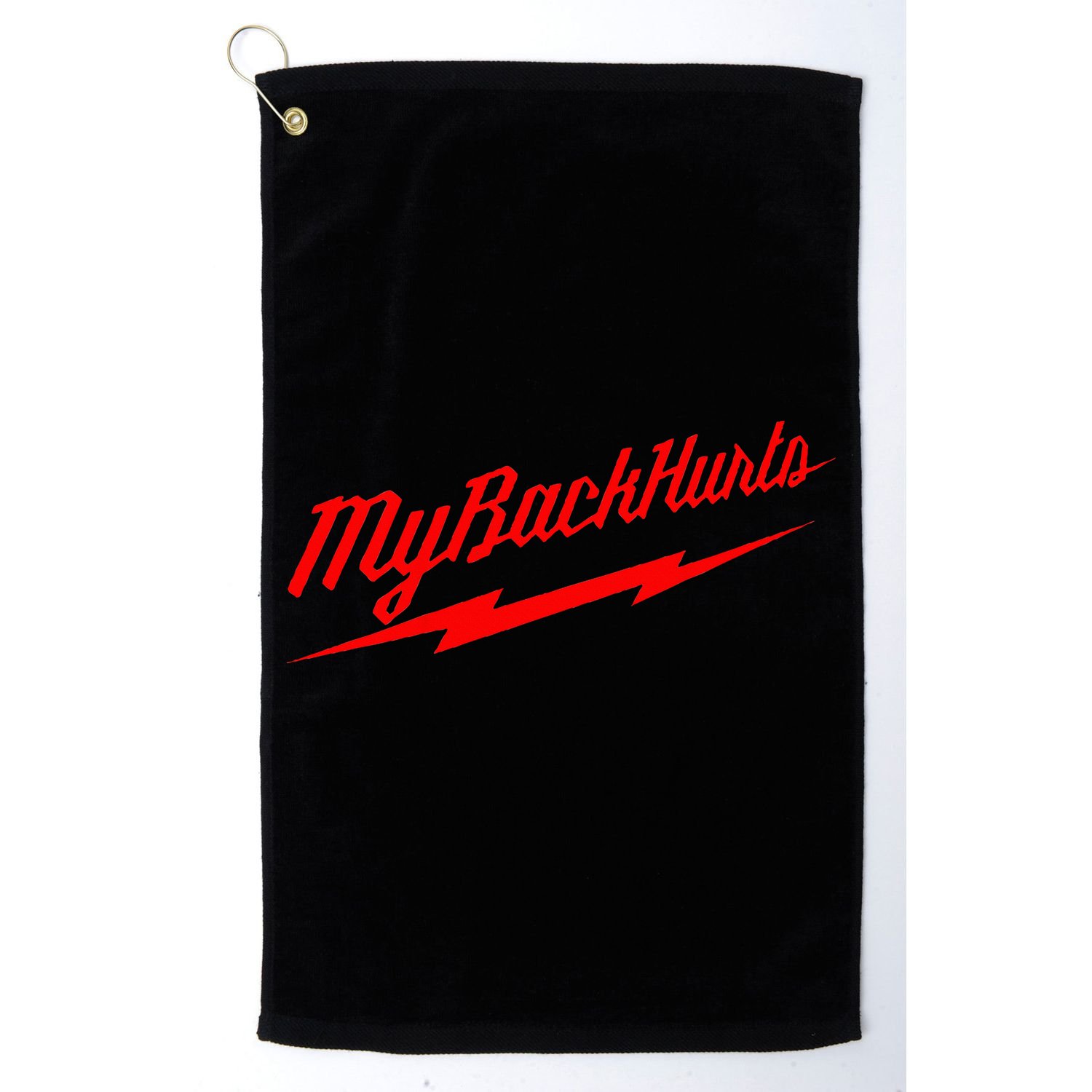 My Back Hurts Golf Towel