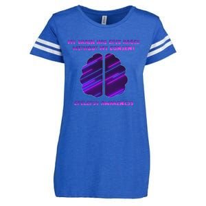 My Brain Has Epic Rage Without My Consent Epilepsy Awareness Enza Ladies Jersey Football T-Shirt