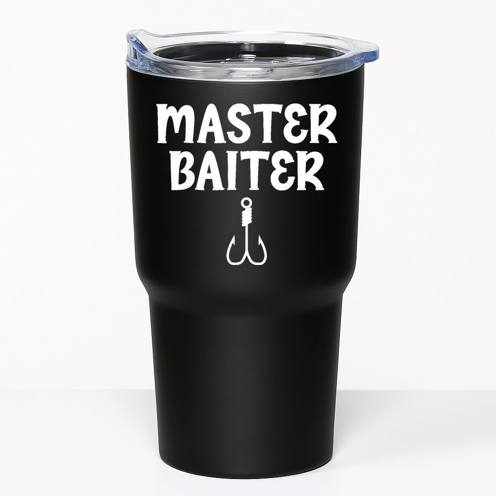 Master Baiter Humor Joke Tee for Fishing Lovers Tumbler
