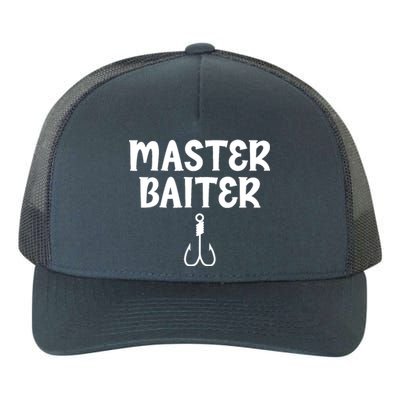 Master Baiter Humor Joke Tee for Fishing Lovers Yupoong Adult 5-Panel Trucker Hat