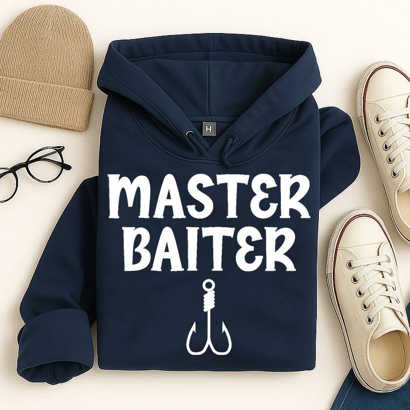Master Baiter Humor Joke Tee for Fishing Lovers Hoodie