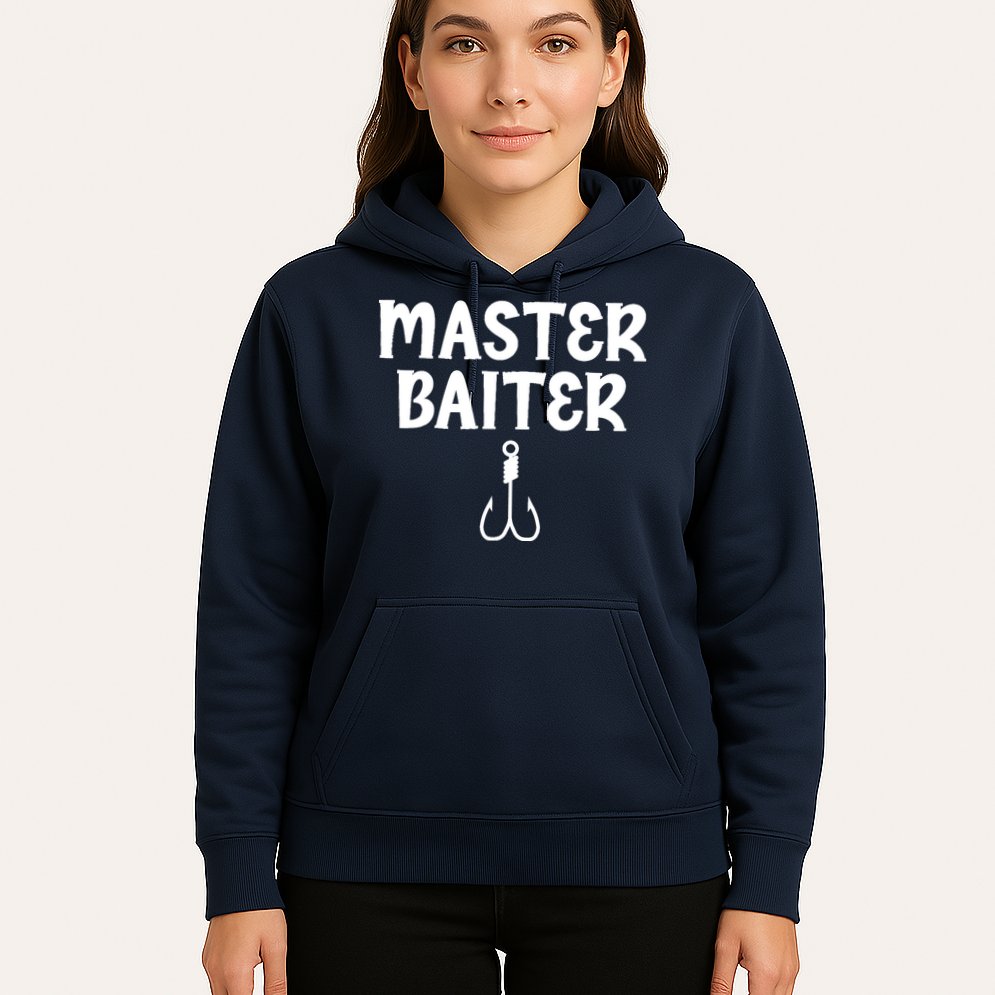 Master Baiter Humor Joke Tee for Fishing Lovers Hoodie