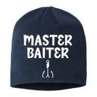 Master Baiter Humor Joke Tee for Fishing Lovers Sustainable Beanie