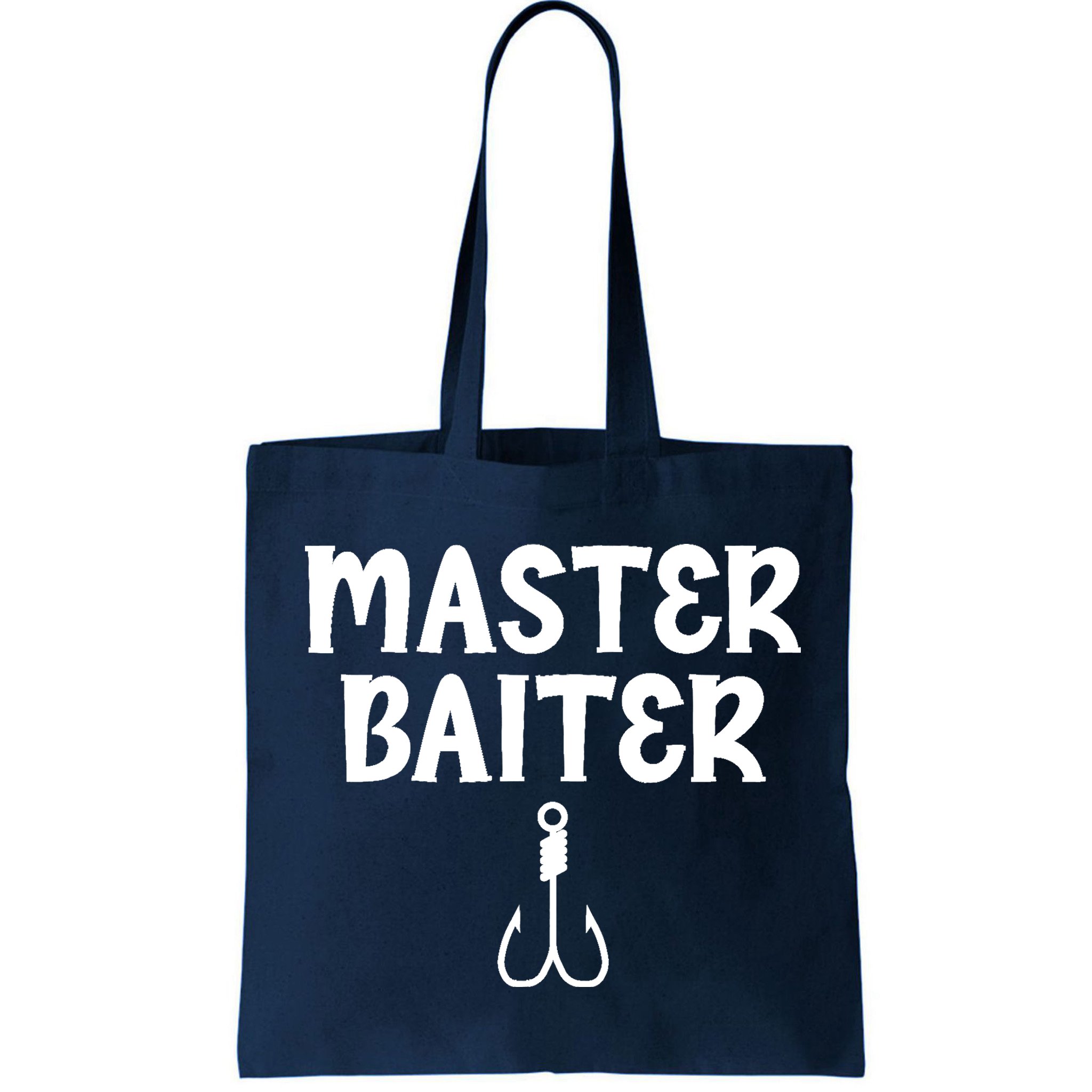 Master Baiter Humor Joke Tee for Fishing Lovers Bag
