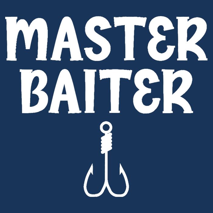 Master Baiter Humor Joke Tee for Fishing Lovers Bag