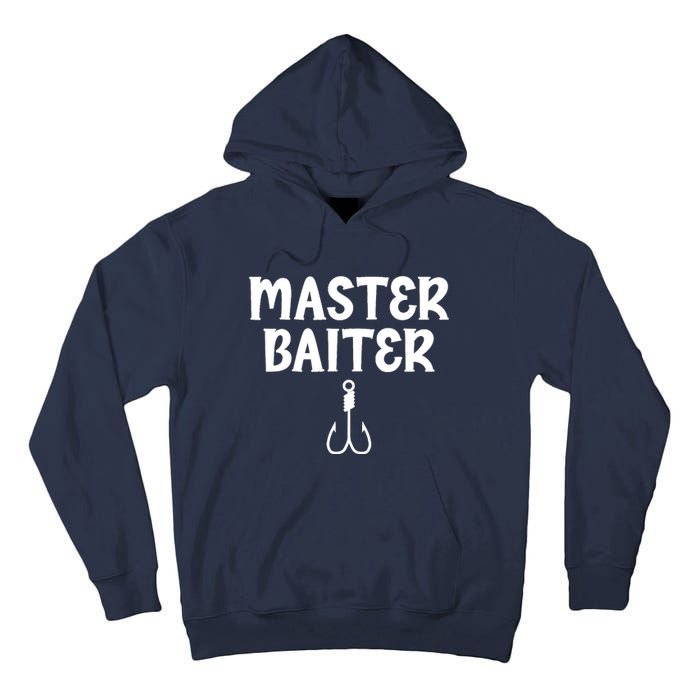 Master Baiter Humor Joke Tee for Fishing Lovers Tall Hoodie