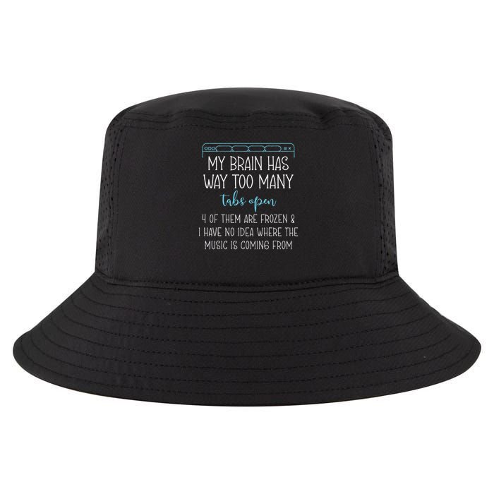 My Brain Has Way Too Many Tabs Open 4 Of Them Are Frozen Cool Comfort Performance Bucket Hat