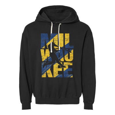 Milwaukee Baseball Home Run Garment-Dyed Fleece Hoodie