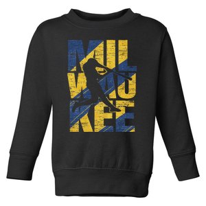 Milwaukee Baseball Home Run Toddler Sweatshirt