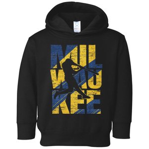 Milwaukee Baseball Home Run Toddler Hoodie