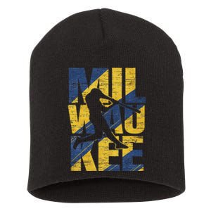 Milwaukee Baseball Home Run Short Acrylic Beanie