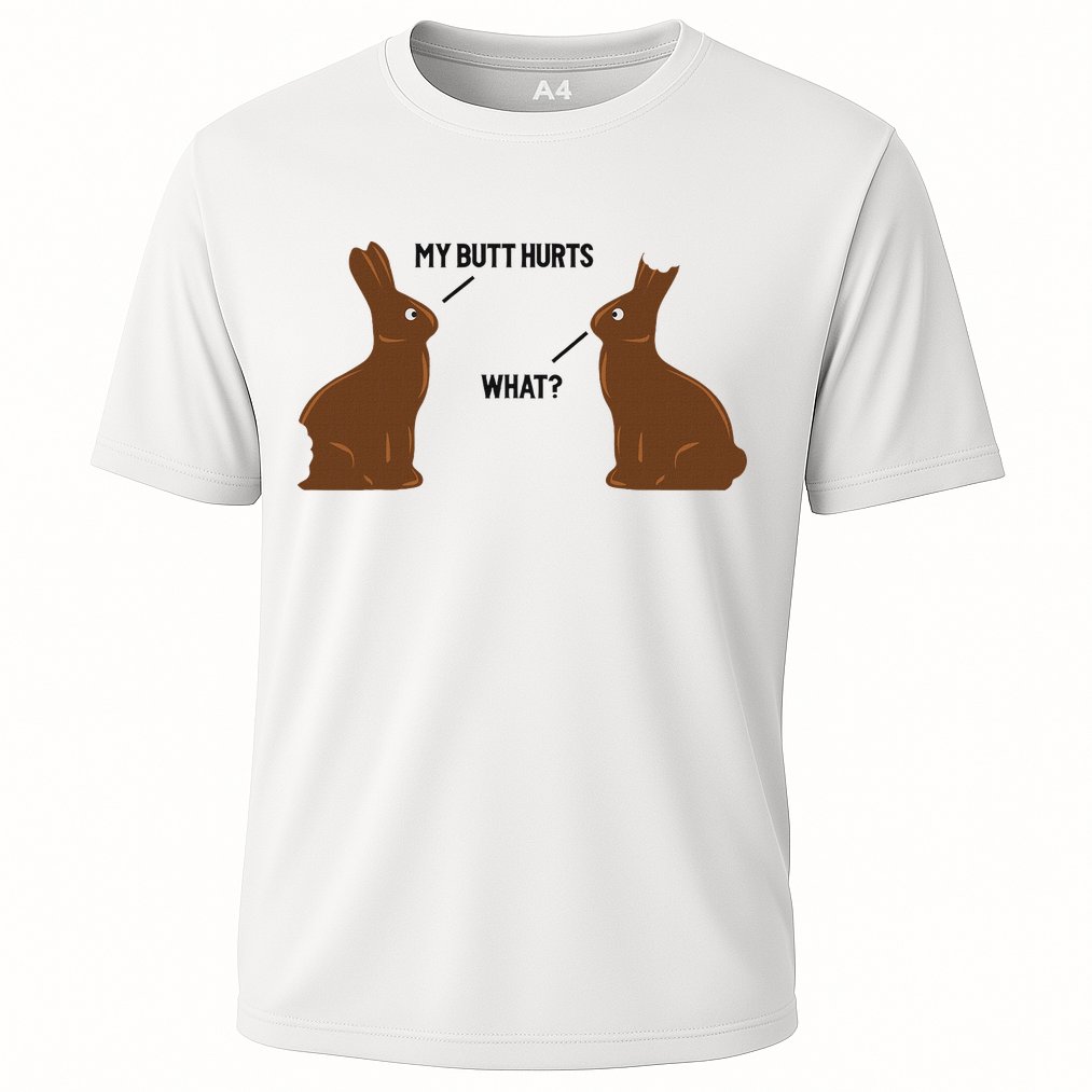 My Butt Hurts What Funny Easter Bunny Performance Shirt