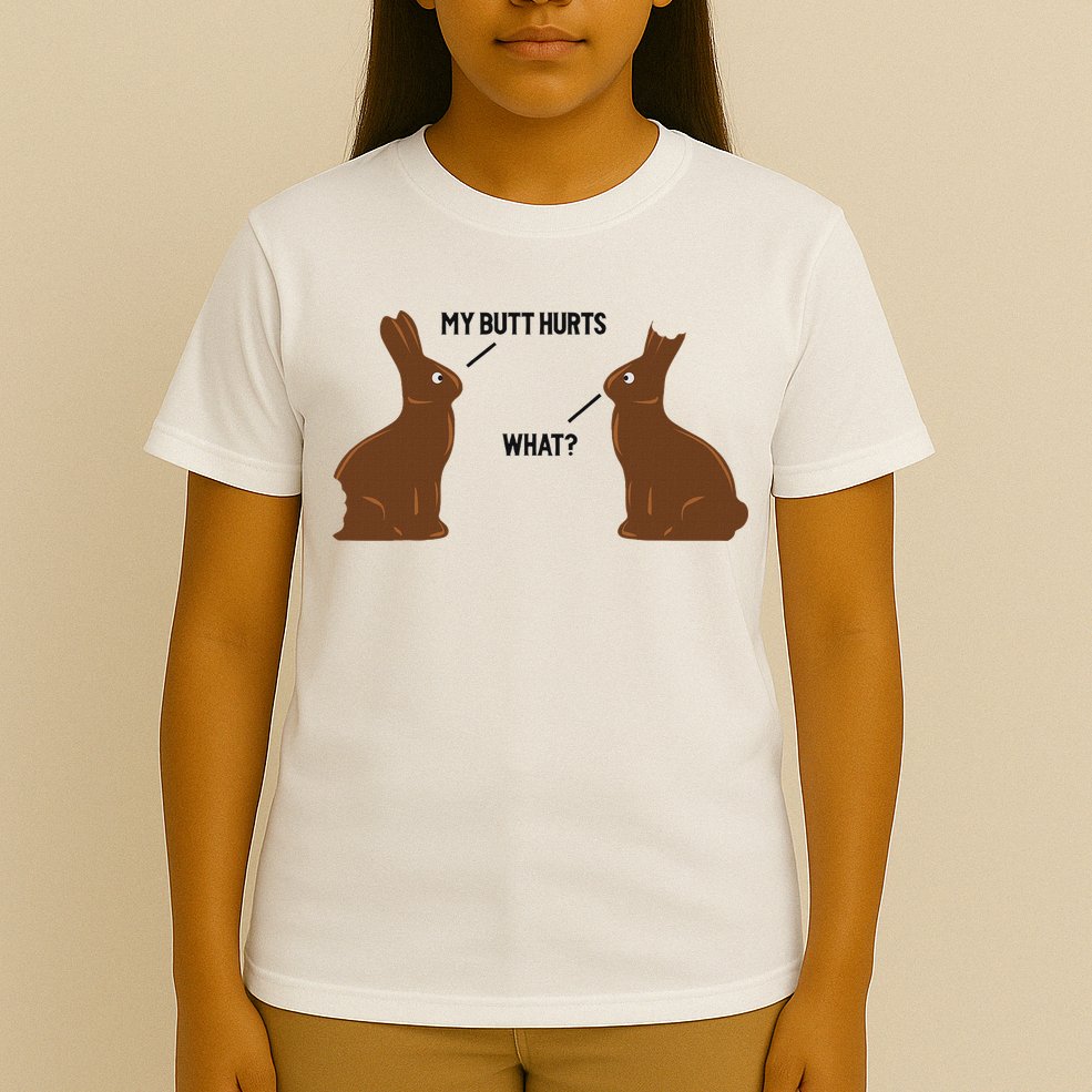 My Butt Hurts What Funny Easter Bunny T-Shirt