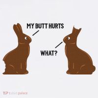 My Butt Hurts What Funny Easter Bunny Sustainable Bucket Hat