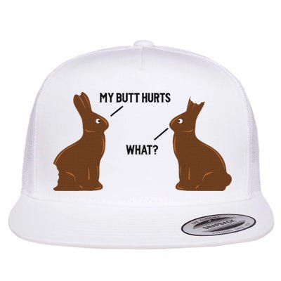My Butt Hurts What Funny Easter Bunny Flatbill Hat