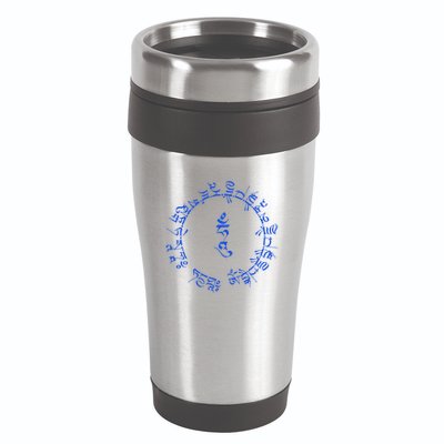 Medicine Buddha Healing Mantra Tibetan Buddhist Yoga 16oz Travel Tumbler