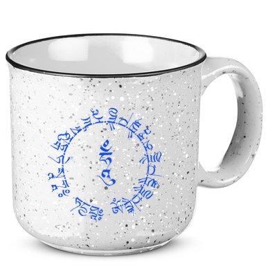 Medicine Buddha Healing Mantra Tibetan Buddhist Yoga 15oz Campfire Ceramic Mug