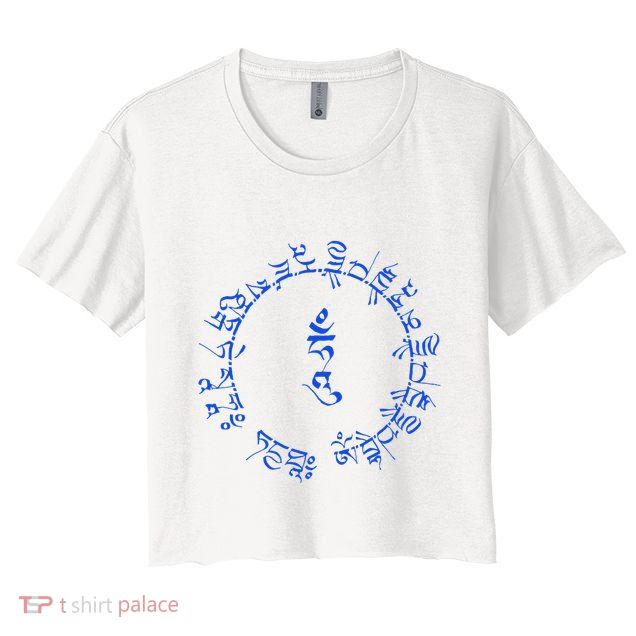 Medicine Buddha Healing Mantra Tibetan Buddhist Yoga Crop Top