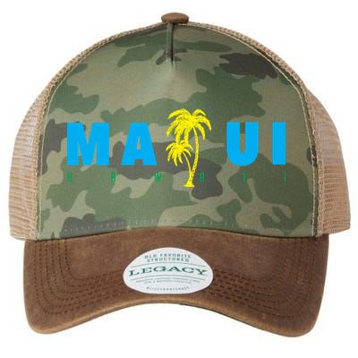 Maui Beach Hawaii Souvenir Legacy Tie Dye Trucker Hat