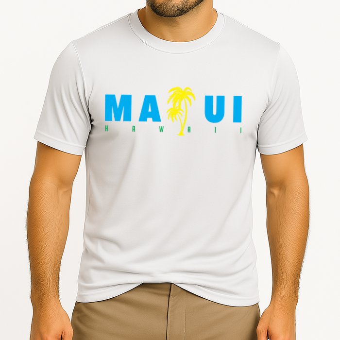 Maui Beach Hawaii Souvenir Cooling Performance Crew T-Shirt