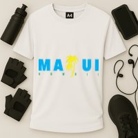 Maui Beach Hawaii Souvenir Cooling Performance Crew T-Shirt