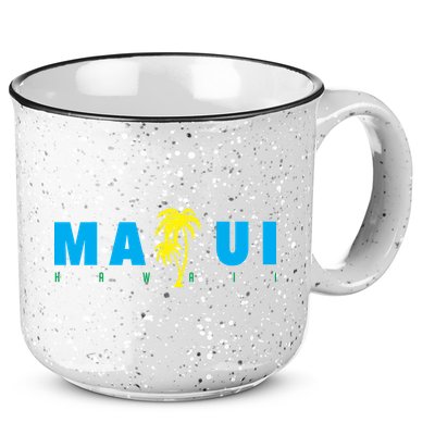 Maui Beach Hawaii Souvenir 15oz Campfire Ceramic Mug