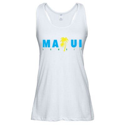 Maui Beach Hawaii Souvenir Ladies Essential Flowy Tank