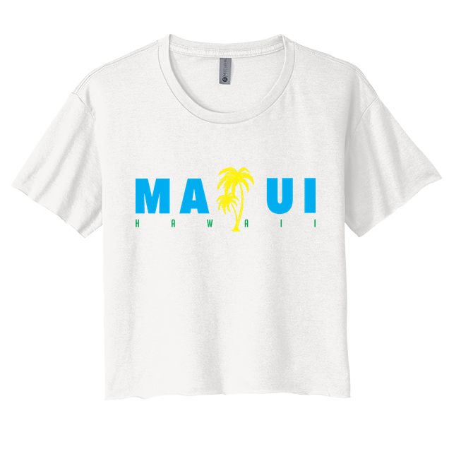 Maui Beach Hawaii Souvenir Crop Top