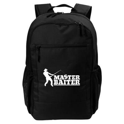 Master Baiter Hooded Meaningful Gift Funny Fishing Gift Daily Commute Backpack